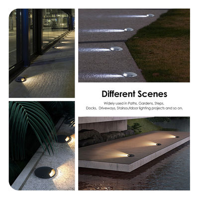 Zewnętrzny Mini Small Size1w Aluminium IP67 Inground Deck Light dla ogrodu parku rozrywki