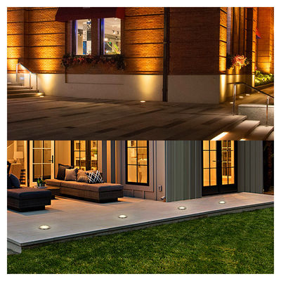 Ogrodowe oświetlenie podziemne IP65 Wodoodporne aluminium AC100-240V COB LED 6W ze skrzynką montażową