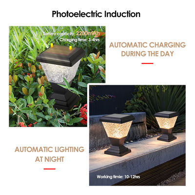 Światło LED dla ogrodu IP65 Woda wodoodporna 3.5W 2200mAh Materiał anty-UV Plastic With PC Lens For Porch Path