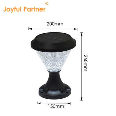 Energetyczne światło pionowe 5W/3.7V Polikrystaliczne panele słoneczne Epistar DIA 200mm RGB Remote Control