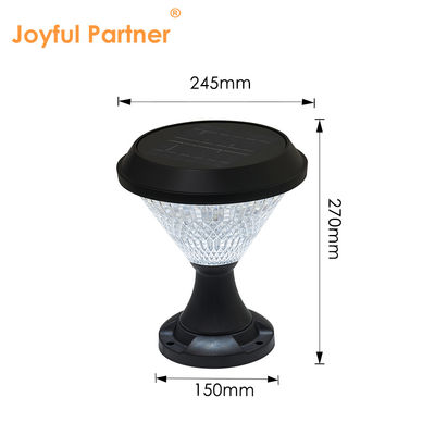 Światła słoneczne ABS Materiał Polikrystaliczne Panele słoneczne Epistar SMD DIA245mm IP65 APP Kontrolowane wodoodporne