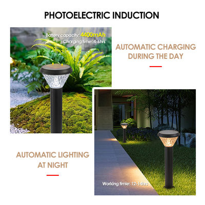 Lampa z kolumny trawnikowej 2 lata PC ABS Warowa Wnętrze IP65 wodoodporne RGB Kolor AUTO-ON/OFF Funkcja