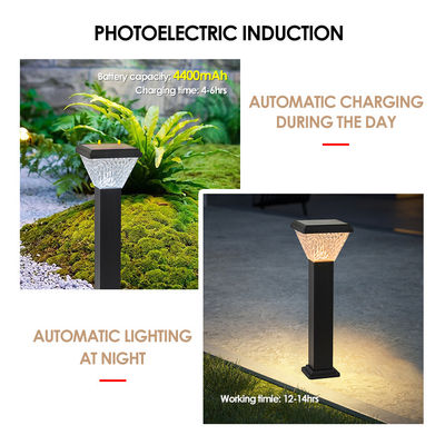 2024 LED Solar Outdoor Pathway Light IP65 Wysoka jasność Biały kolor RGB z panelem słonecznym Ładowanie słoneczne