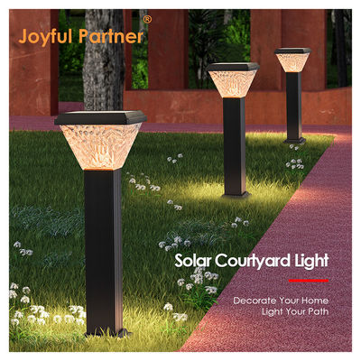 2024 LED Solar Outdoor Pathway Light IP65 Wysoka jasność Biały kolor RGB z panelem słonecznym Ładowanie słoneczne