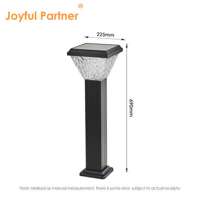 Zewnętrzne światło LED słoneczne Duża pojemność bateria ABS Materiał aluminiowy RGB Kolor nadaje się do parków na podwórku