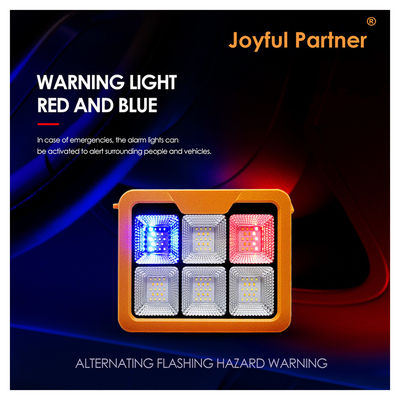Przenośne światło słoneczne LED SMD LED IP65 wodoodporne z zdalnym sterowaniem ciepła biała 3000K akumulator