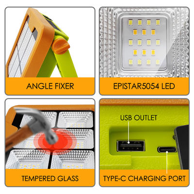 IP65 wodoodporny LED światło słoneczne 5054 Epistar LED 1000LM z akumulatorem 7500mAh