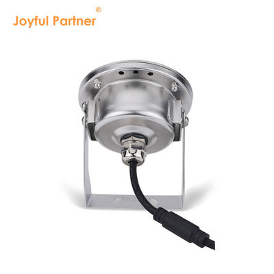 LED z stali nierdzewnej światło podwodne IP68 DC12V 24W ciepłe białe 3000K dla fontanny