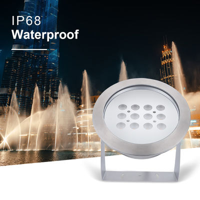 Lampa podwodna Fontanna wodna IP68 RGB Inżynieria Luminaire DMX 512 DC 24v SS 316L