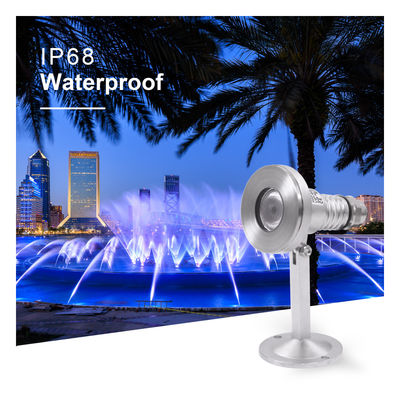 Krajobraz zewnętrzny wodoodporny basen spa RGB lampa podwodna IP68