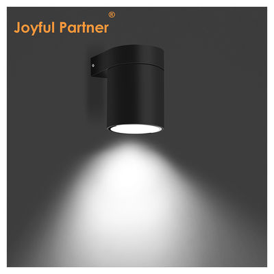 Światło ścienne zewnętrzne Aluminium odlewane IP65 Włókno ścienne Cylinder Design z szkłem hartowanym