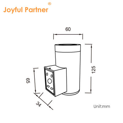 Ogród Elektryczne LED Latarny ścienne Aluminiowe Ściany W górę i w dół Ciepłe białe Cree COB LED Do dekoracji zewnętrznej