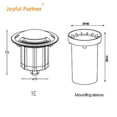 Wylotowe wodoodporne IP67 CE ROHS Certyfikacja Zgaszający kwadratowy napęd nad światłami dla ścieżki
