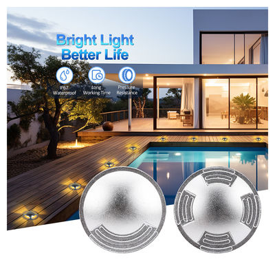 2W IP67 LED Światła pod ziemią Zewnętrzne Ultra Cienkie Prężnica 55mm SMD LED Światła Walkover Z Aluminiowym Obudową