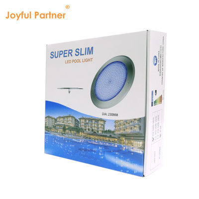 18W 316SS Podwodna ścianka LED basenowe światło 230MM DC12V 252pcs SMD2835 ciepły biały stały napięcie