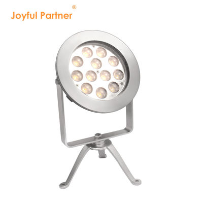 IP68 Zewnętrzne światło LED ze stali nierdzewnej DMX512 RGBW 12w do użytku podwodnego