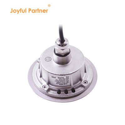 Podwodne światło LED 3W DIA118MM IP68 316 ze stali nierdzewnej ciepły biały DC24V z plastikowym rękawem montażowym