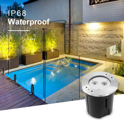 IP68 RGBW 4in1 wodoodporny fontann Led Light Stal nierdzewna 316 DC 24V z asymetryczną soczewką