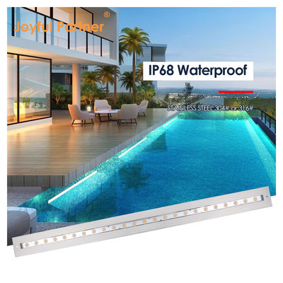 IP68 Podwodne światło liniowe ze stali nierdzewnej 316 24W LED DALI