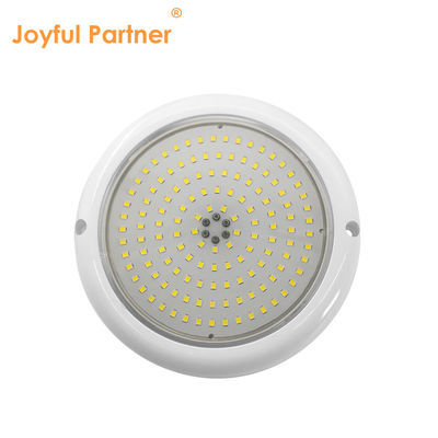 Światło basenu basenu IP68 Zmieniające kolor AC12v Żywica wypełniona płaska powierzchnia RGB zamontowana 180mm Dia