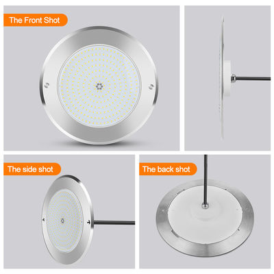 Podwodne światła basenu LED 316 ze stali nierdzewnej 25W Smd2835 z żywicą wypełnioną Rgb 3000K