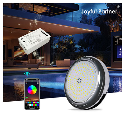 Światła basenu Żywica wypełniona płaską formą RGB powierzchnia zamontowana SMD LED 152mm Dia