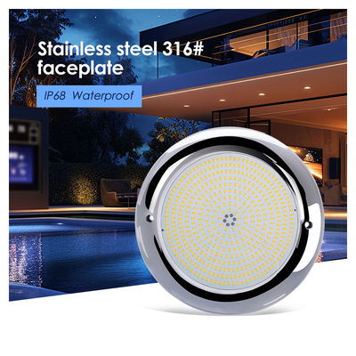 Mocny LED Pool Light Wifi Control AC12V IP68 25W Żywica wypełniona RGB LED PAR56 Nawierzchnia zamontowana