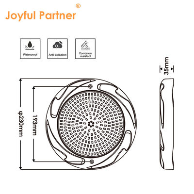 35W LED oświetlenie basenu do basenu betonowego SPA 230*35mm Materiał ABS AC12V RGB RGBW