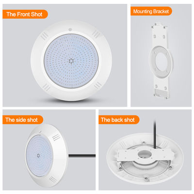 Epoksyczanowa żywica wypełniona podwodnym basenem Światło ścienne ABS IP68 AC12V 18W Dia 260mm