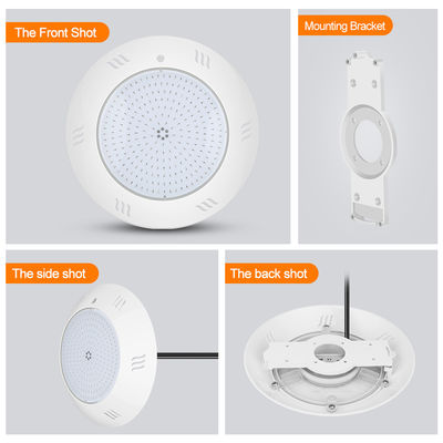 Ściana IP68 Podwodne światło Wielobarwne zdalne sterowanie Pływanie LED basen światło ABS obudowa