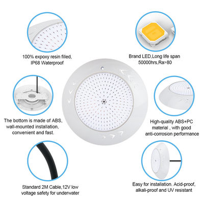 18W Par56 LED Basen Pływacy Led podwodny podwodny basen światła AC 12V RGB dla ogrodów wodnych