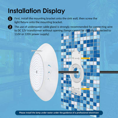 18W Par56 LED Basen Pływacy Led podwodny podwodny basen światła AC 12V RGB dla ogrodów wodnych