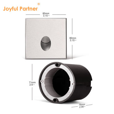 Inteligentna lampa ścienna LED IP65 Aluminiowa Kształt kwadratowy ciała DC 24v 1w 2w 3w LED Światło schodowe dla korytarza