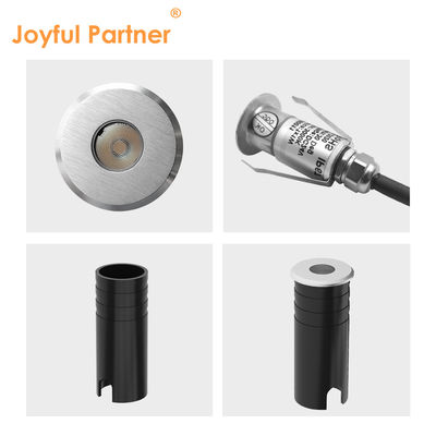 IP67 LED Mini światło pod ziemią ze stali nierdzewnej 316 1W DIA 25MM CREE XPE LED jednokolorowy 3000K