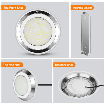 IP68 280mm Ściana ze stali nierdzewnej RGB podwodna LED basen światło