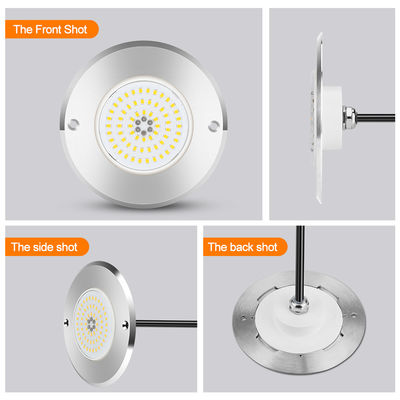 Lampa basenowa LED Par 56 RGB 6W 10W 18W 25W 35W 42W ultra cienka 7,5 mm super smukła wypełniona żywicą AC 12V Napięcie SMD LED z materiałem SS316L