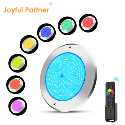 Zdalnie sterowane światła basenu wody ze stali nierdzewnej 316 powierzchnia zamontowana 42W światło basenu AC12/24V RGB