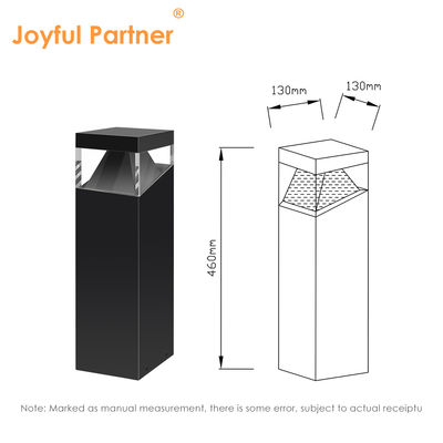 Światło ogrodowe LED Oświetlenie ogrodowe Bollard Światło Materiał ze stali nierdzewnej AC 220V Anty-UV Square IP65 Do ogrodu