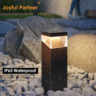 Światło ogrodowe LED Oświetlenie ogrodowe Bollard Światło Materiał ze stali nierdzewnej AC 220V Anty-UV Square IP65 Do ogrodu