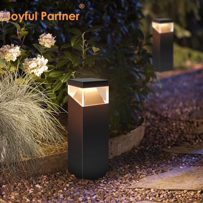 Światło ogrodowe LED Oświetlenie ogrodowe Bollard Światło Materiał ze stali nierdzewnej AC 220V Anty-UV Square IP65 Do ogrodu