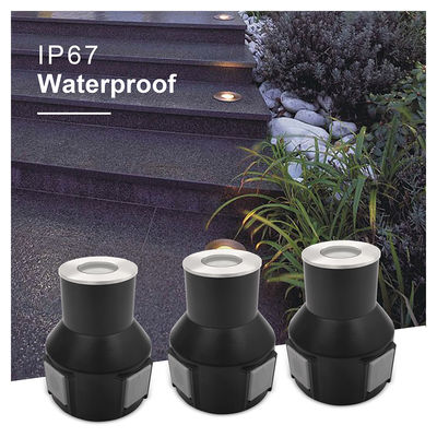 3W IP67 Oświetlenie schodowe ogrodowe RGB3in1 Aluminiowy obudowa przednia pokrywa ze stali nierdzewnej z dwuletnią gwarancją