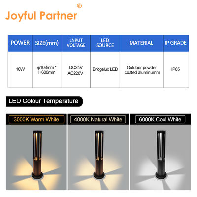 Oświetlenie uliczne LED do gruntu Bridgelux LED 10W Materiał aluminiowy 220V z oświetleniem 360 stopni do nowoczesnej dekoracji