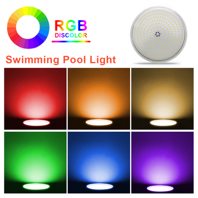 Światło do basenu LED, żarówka AC12V 24V RGB, zmieniająca kolor, lampa podwodna