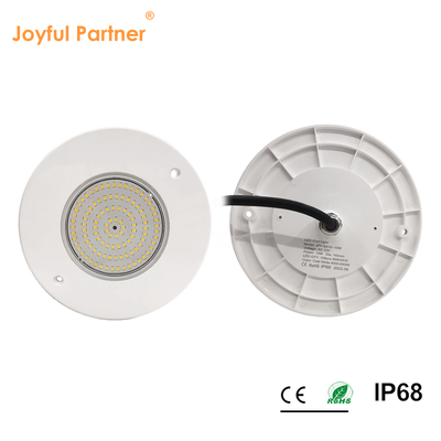 Żywiczny reflektor do oświetlenia basenu 160mm DC12V 10W w pełni plastikowy SMD2835 108szt. RGBW Kolor Stałe napięcie