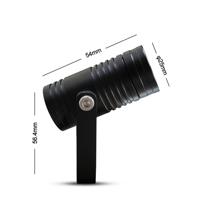 12V 24V IP65 Aluminiowa 1W Led Kolcowa Lampa Ogrodowa Reflektor Krajobrazowy Trawnikowy