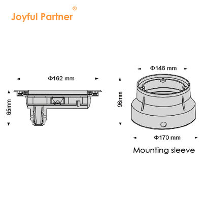 Światło podwodne LED 24Volt 6W 12W Stal nierdzewna 316 Z chłodnym białym Z plastikowym rękawem montażowym Do basenu