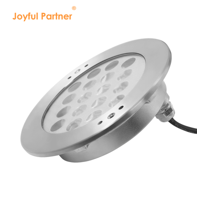 Wpuszczana lampa podwodna DC24V 18W RGB 316 Stal nierdzewna IP68 z pilotem i transformatorem