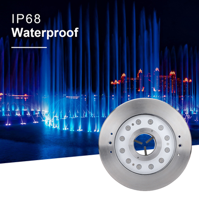 WYSOKIEJ MOCY WODOODPORNA IP68 12W 18W FONTANNA RGB LED Z CERTYFIKATAMI CE ROHS