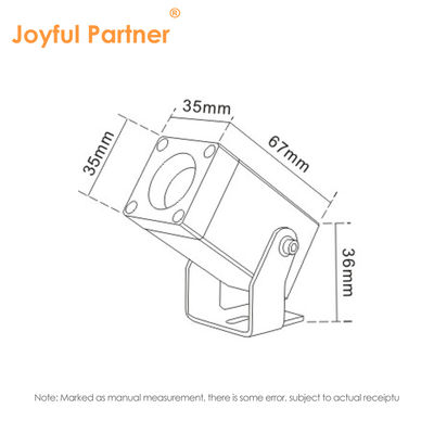 Zewnętrzne architektoniczne oświetlenie LED, wąski kąt wiązki, IP65, 1W, jednobarwne, certyfikat CE RoHS