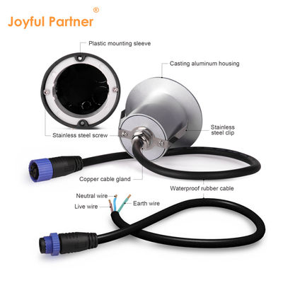 Mini LED oświetlenie schodów, aluminiowa obudowa, wpuszczane światło schodowe LED SMD z akcesoriami montażowymi